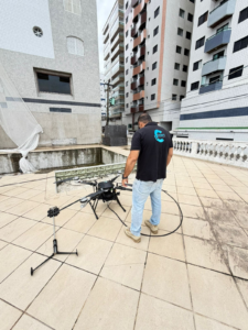 Setor de manutenção predial em Alagoas aposta em drones para eliminar riscos de trabalho em altura